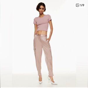Aritzia | Babaton Refined Satin Cargo Pant